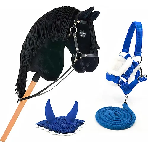 Steckenpferd Black Star A3 mit Trense