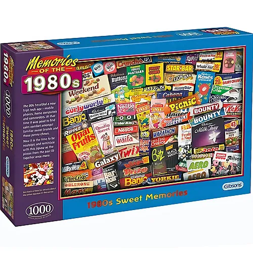Gibsons Puzzle Sweet Memories 1980`s - 1000 Teile