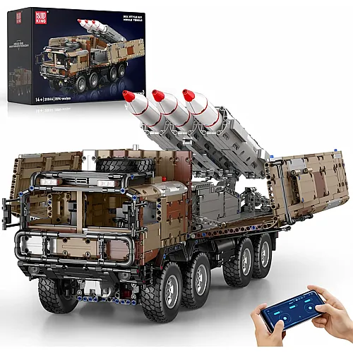 Mould King Military Ferngesteuerter 8x8 Offroad Raketenwerfer 20044