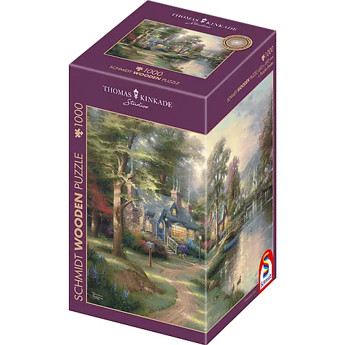 Schmidt Puzzle Thomas Kinkade Dorf am See - 1000 Teile