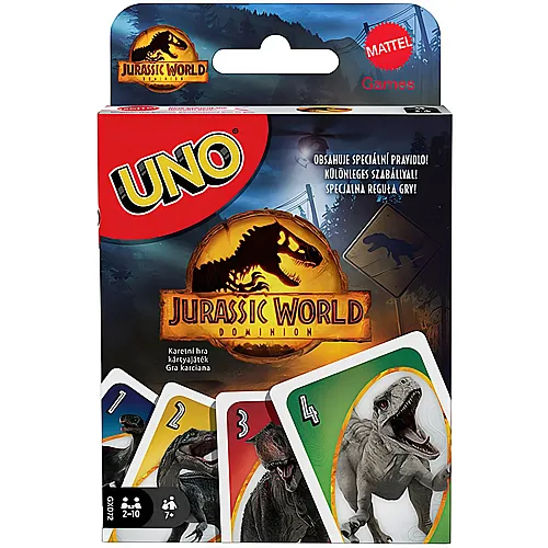 Mattel Games UNO Jurassic World 3
