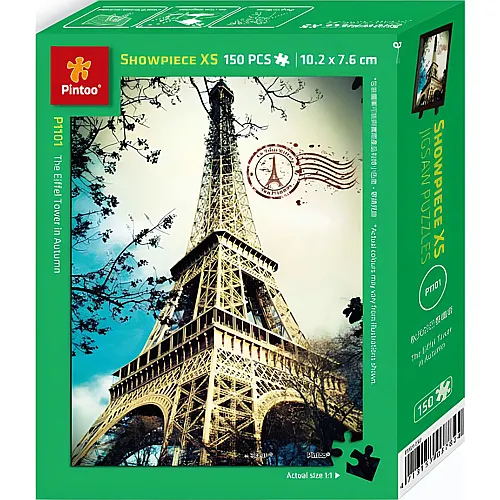 Pintoo Puzzle Kunststoff Eiffelturm, Paris - 150 Teile
