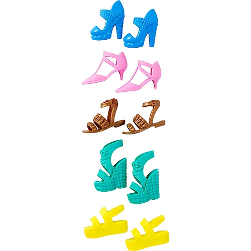 Barbie Fashions Accessories Curvy & Tall Doll Shoe Pack