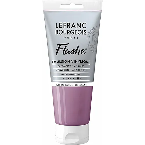 Lefranc Bourgeois Lfb Flashe Acryl 80ml Tube Irisierendes Parmarosa