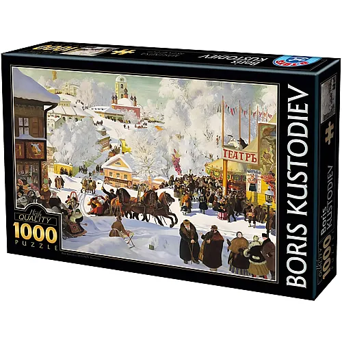 Boris Kustodiev - Maslenitsa 1000Teile