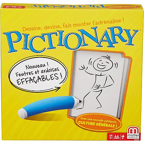Mattel Games Pictionay Board Game - Franz�sisch