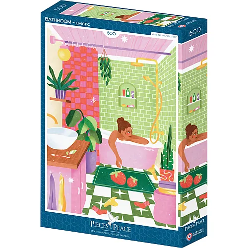 Pieces & Peace Puzzle Bathroom - 500 Teile