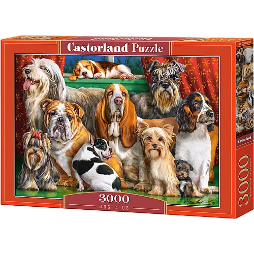 Castorland Puzzle Dog Club - 3000 Teile
