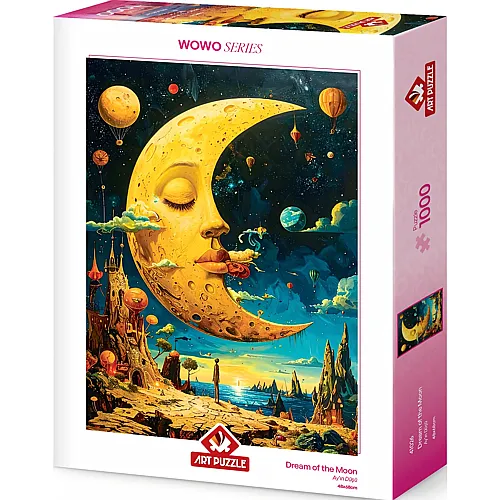 Art Puzzle Wowo Series Tr�umender Mond - 1000 Teile