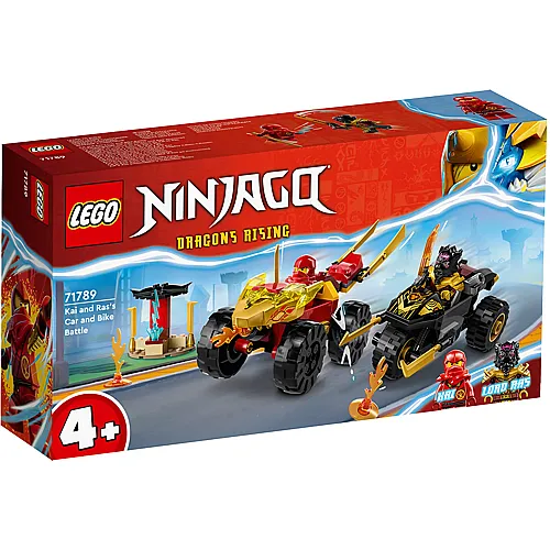 LEGO Verfolgungsjagd mit Kais Flitzer und Ras' Motorrad (71789)