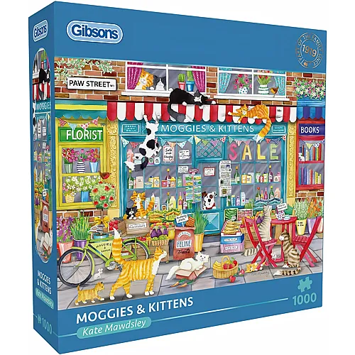 Gibsons Puzzle Kate Mawdsley Moggies & Kittens - 1000 Teile