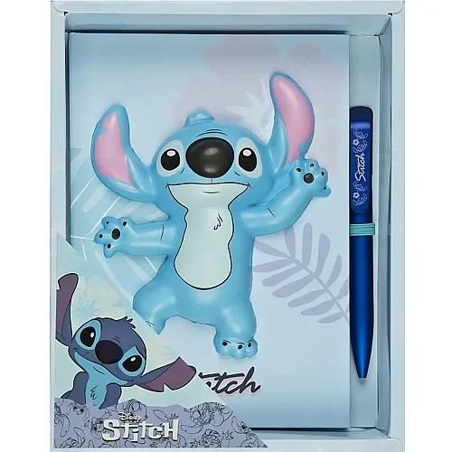 Undercover Lilo & Stitch Stitch Notizbuch 3D Motiv + Kugelschreiber