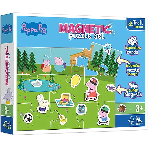 Trefl Magnetic Puzzle Peppa Pig - 12 Teile