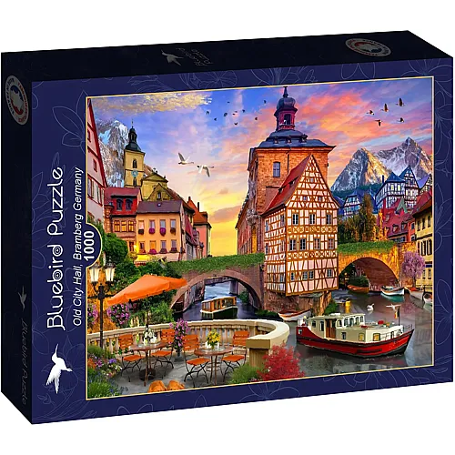 Bluebird Puzzle Old City Hall, Bramberg Germany - 1000 Teile