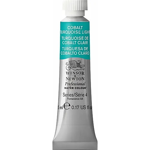Winsor & Newton Professional Water Colour Aquarellfarbe Kobaltt�rkis Hell - 5 ml