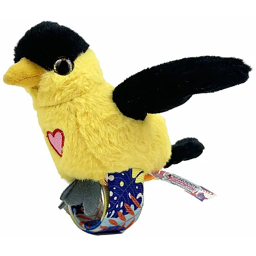Pirol interakiver Plüschvogel - 15 cm