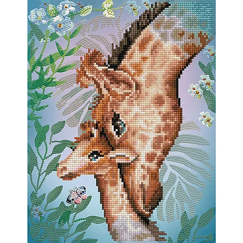 Diamond Dotz Giraffe mit Baby