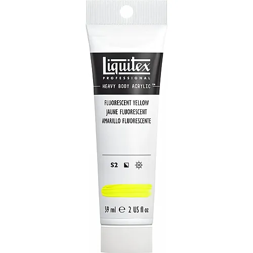 Liquitex Lqx Prof. Heavy Body Acrylfarbe 59ml Tube Fluo Gelb