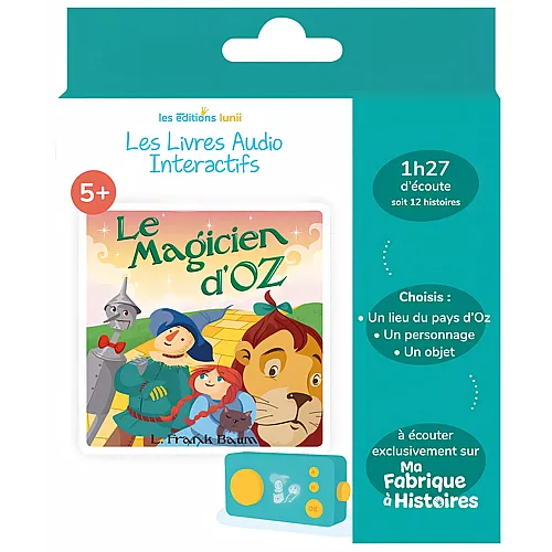 Lunii Album Audio Interactif LE Magicien D'oz
