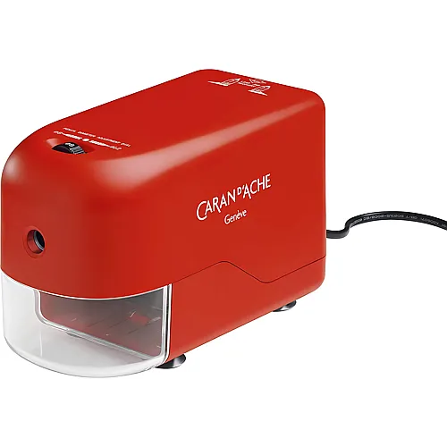 Caran d'Ache Spitzmaschine Elektrisch Rot