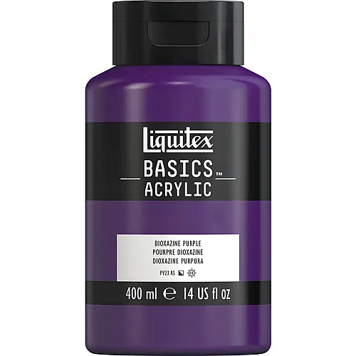 Liquitex Lqx Basics Acrylfarbe 400ml Flasche Dioxazinpurpur