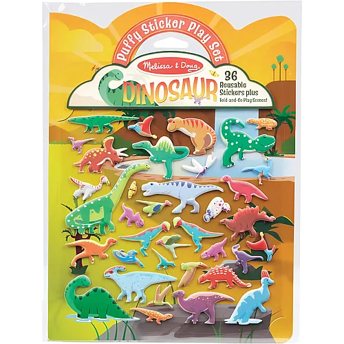 Melissa & Doug Wiederverwendbare Gummisticker - Dinos