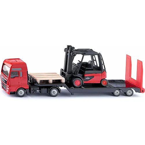 Siku Super 1:87 MAN LKW mit Linde Gabelstapler