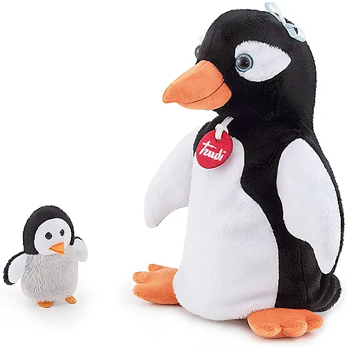 Trudi Handpuppen Pinguin mit Baby (25cm)