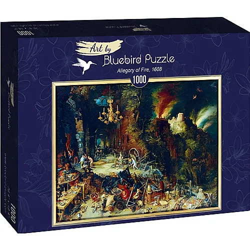 Bluebird Puzzle Pieter Bruegel - Allegory of Fire, 1608 - 1000 Teile