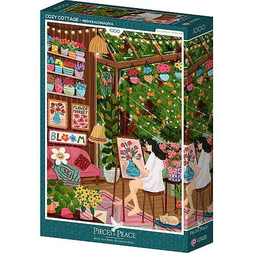 Pieces & Peace Puzzle Gem�tliches Chalet - 1000 Teile