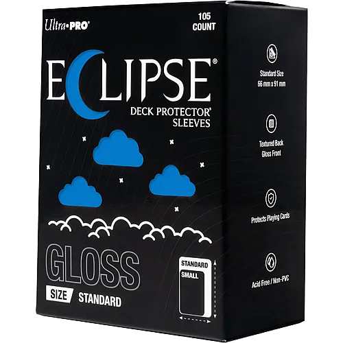 Ultra Pro ECLIPSE Gloss Blue Deck Protector Sleeves Standard (105)