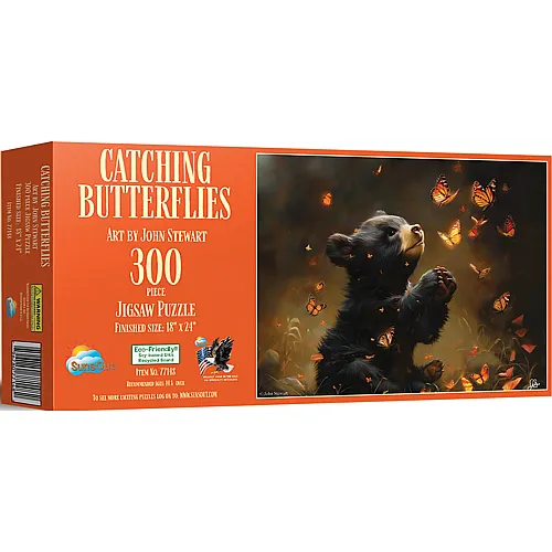 SunsOut Puzzle John Stewart Schmetterlinge fangen - 300 Teile