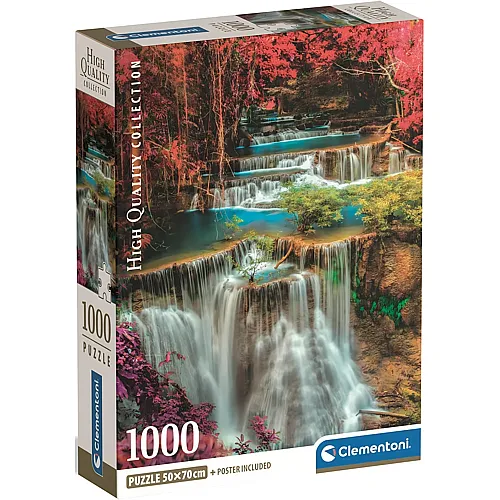 Clementoni Puzzle Bunte Thail�ndische Wasserf�lle (1000Teile)