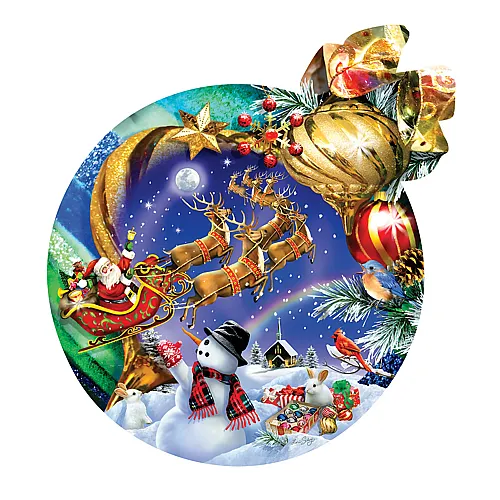 SunsOut Puzzle Lori Schory Christmas Ornament - 750 Teile