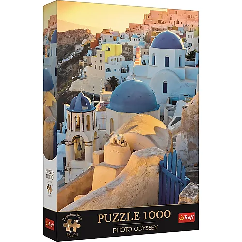 Trefl Puzzle Photo Odyssey Oia, Santorini (1000Teile)
