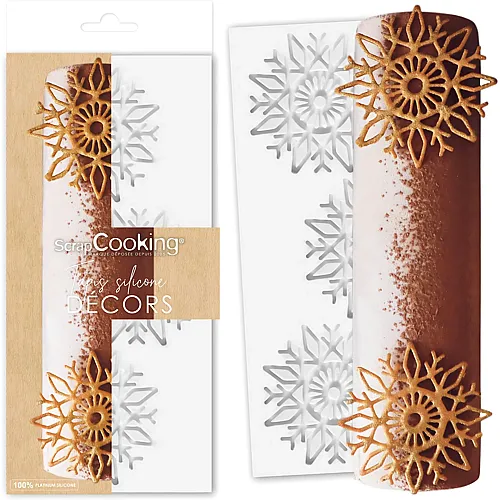 Scrapcooking Tapis Silicone Decors Flocon