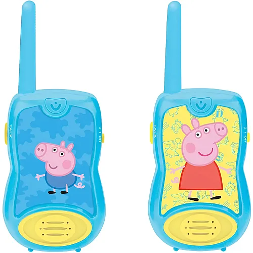 Lexibook Peppa Pig Walkie-Talkies bis zu 120 Meter Reichweite mit G�rtelclip
