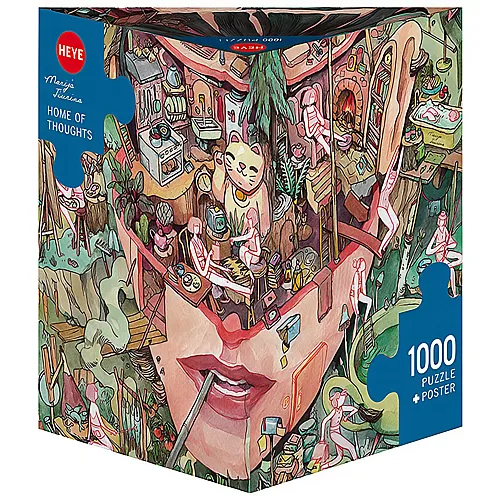 HEYE Puzzle Triangular Home of Thoughts (1000Teile)