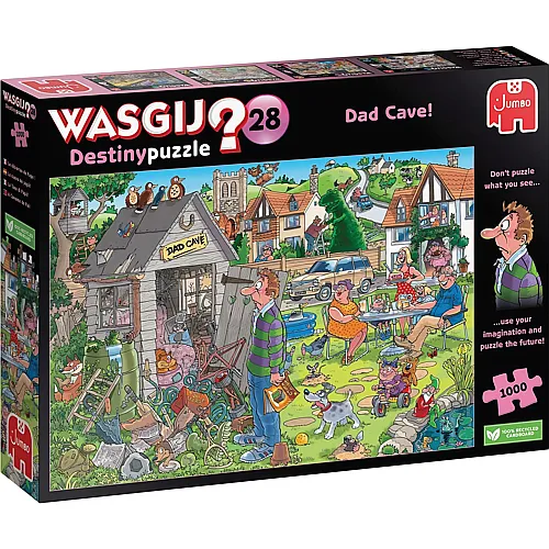 Jumbo Puzzle WASGIJ Destiny 28  - Papa-H�hle! - 1000 Teile