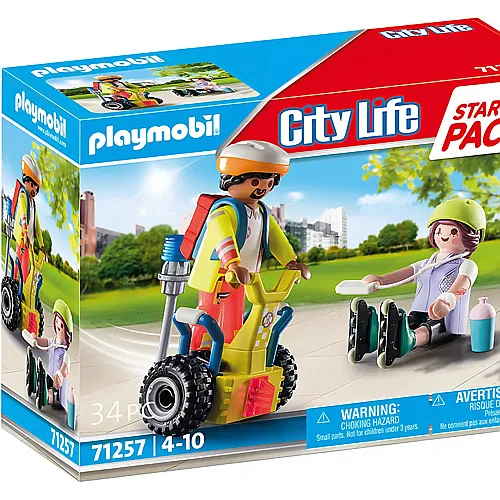 PLAYMOBIL City Life Starter Pack Rettung mit Balance-Racer (71257)