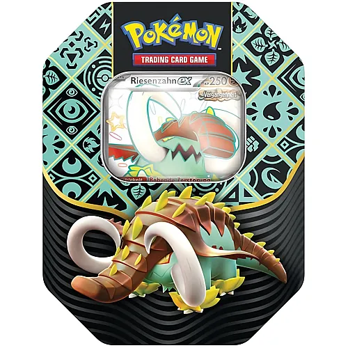 Pok�mon TCG Karmesin & Purpur Paldeas Schicksale Pok�mon Tin-Box Riesenzahn-ex - Deutsch