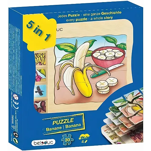 Beleduc Lagen Puzzle Banane