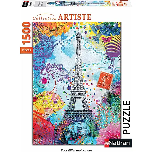Nathan Puzzle Tour Eiffel Multicolore (1500Teile)
