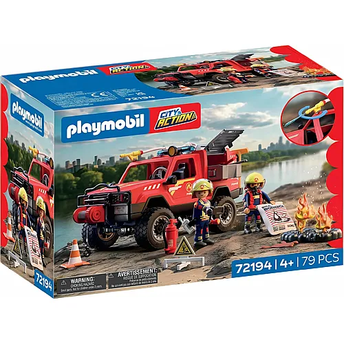PLAYMOBIL City Action Feuerwehr-Pickup 72194