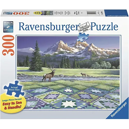 Ravensburger Puzzle Mountain Quiltscape - 300 Teile