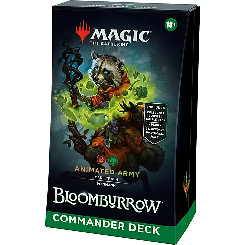 Magic The Gathering Bloomburrow Commander Deck - Animated Army - Englisch