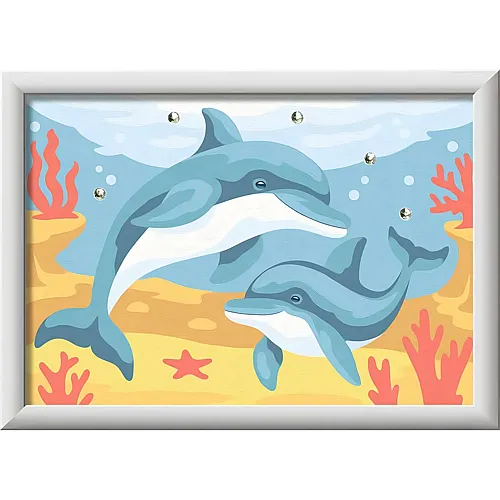 Ravensburger CreArt Malen nach Zahlen - Springender Delfin