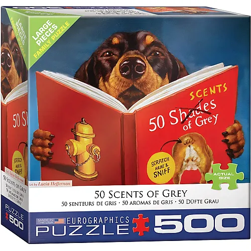 Eurographics Puzzle 50 Scents of Grey - 500 Teile