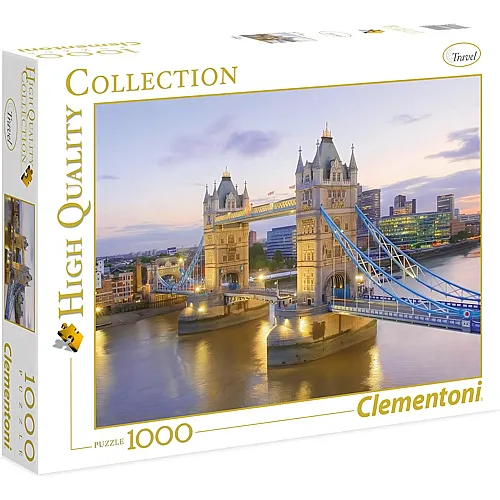 Clementoni Puzzle High Quality Collection Tower Bridge, London - 1000 Teile