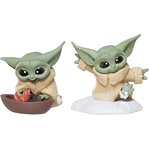 Hasbro Star Wars The Bounty Collection Serie 4 Grogu 2er-Pack, Kaulquappen-Freund und Schneewanderung, f�r Kinder ab 4 Jahren